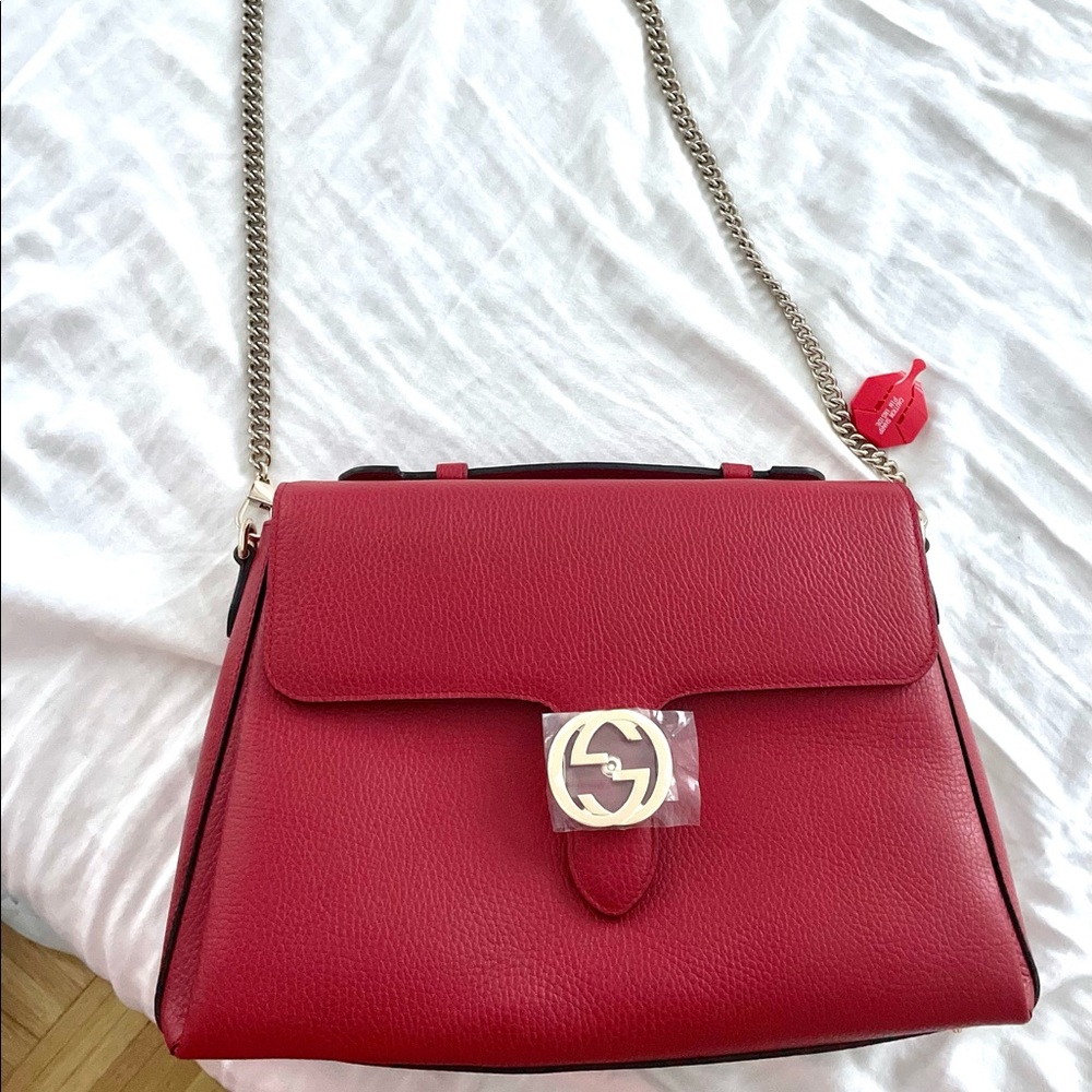Gucci Red shoulder bag AUTHENTIC NEW